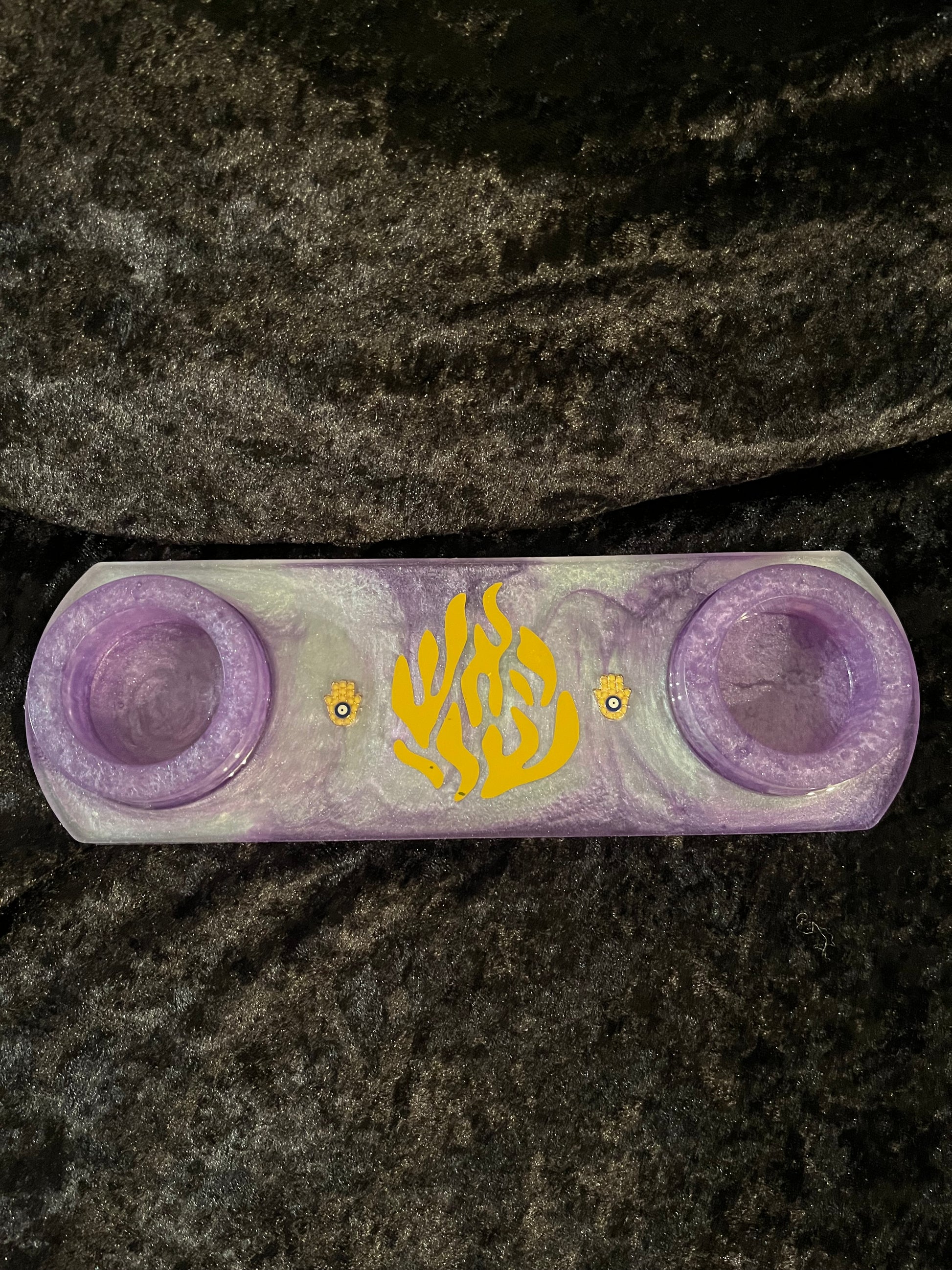 Shabbat Candle Tray