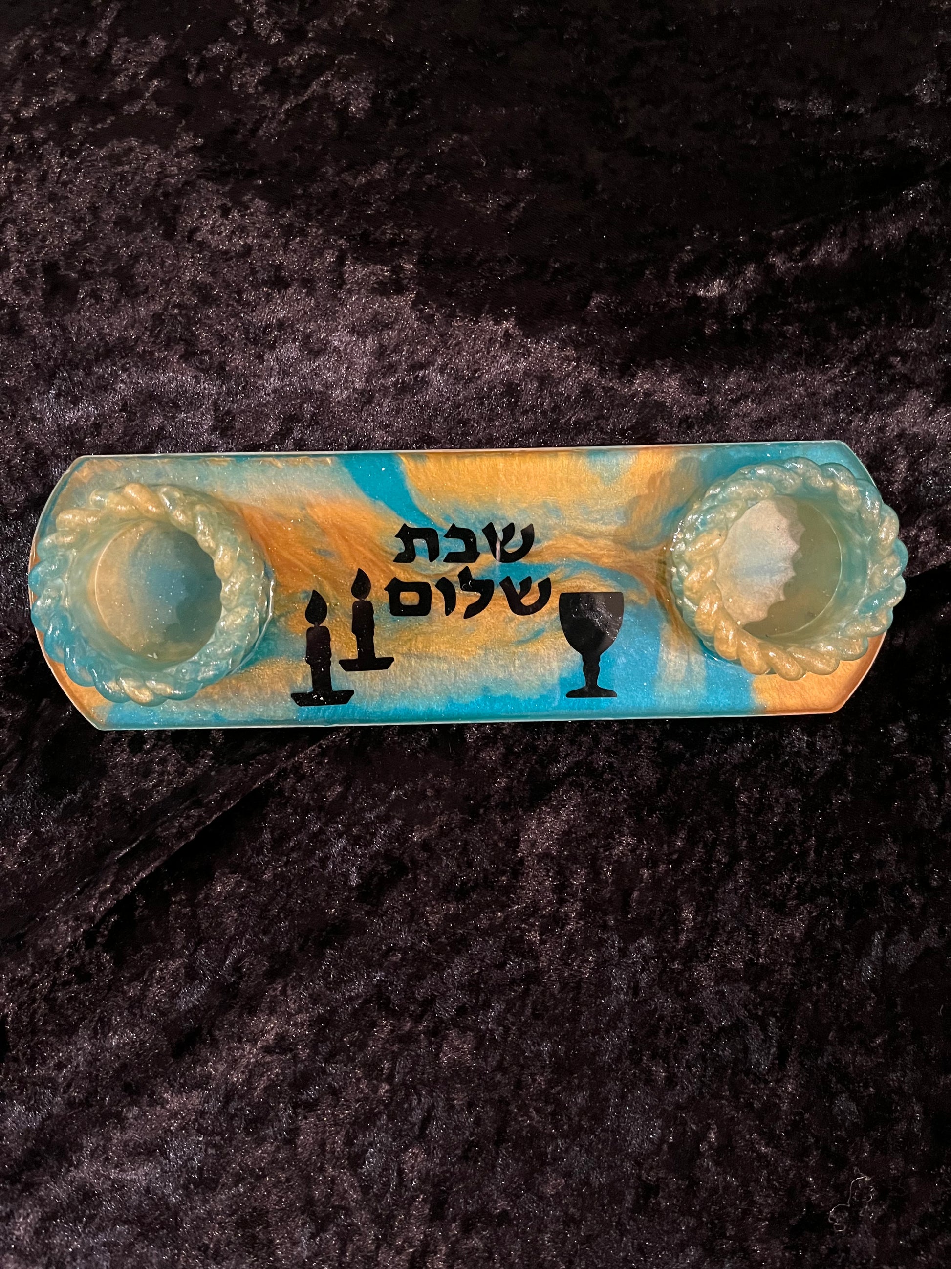 Shabbat Candle Tray