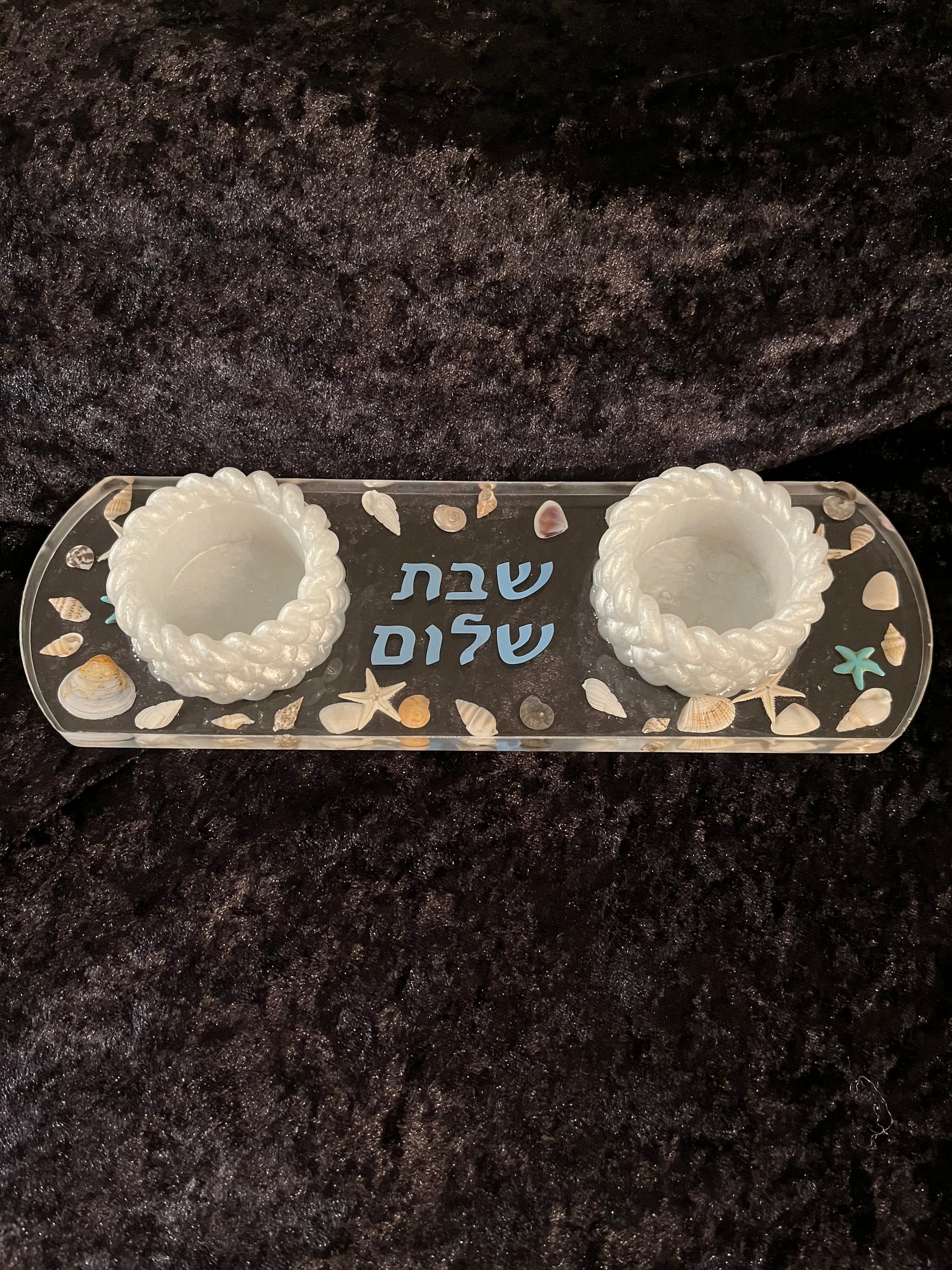 Shabbat Candle Tray