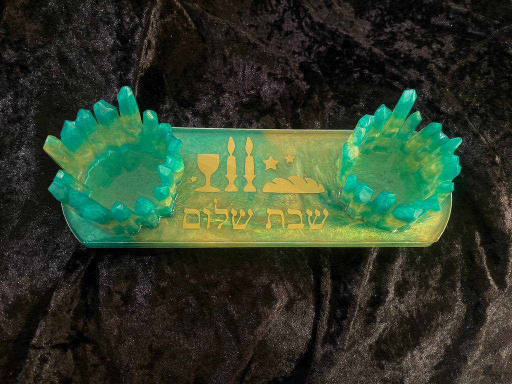 Shabbat Candle Tray