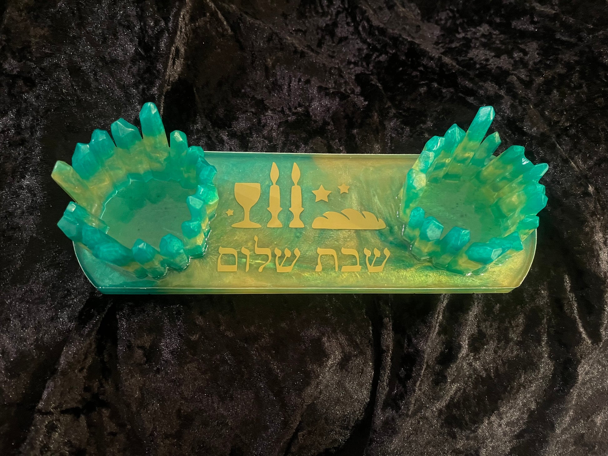 Shabbat Candle Tray