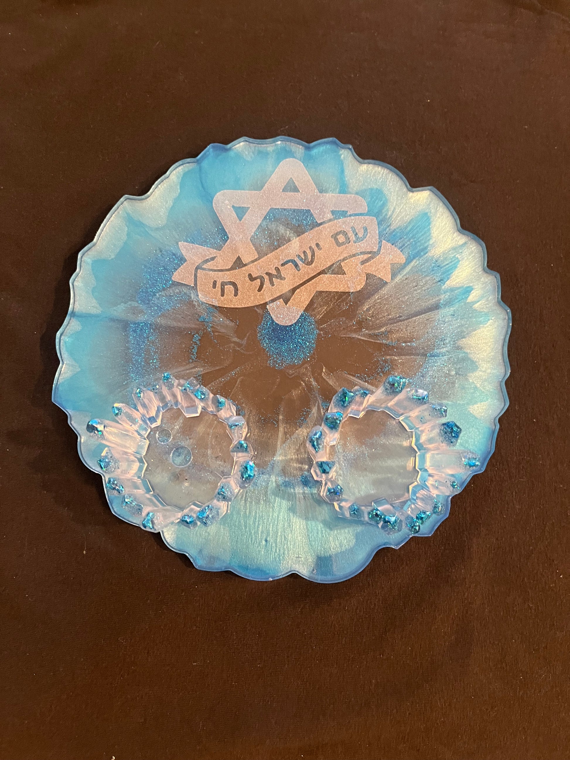 Shabbat Candle Tray
