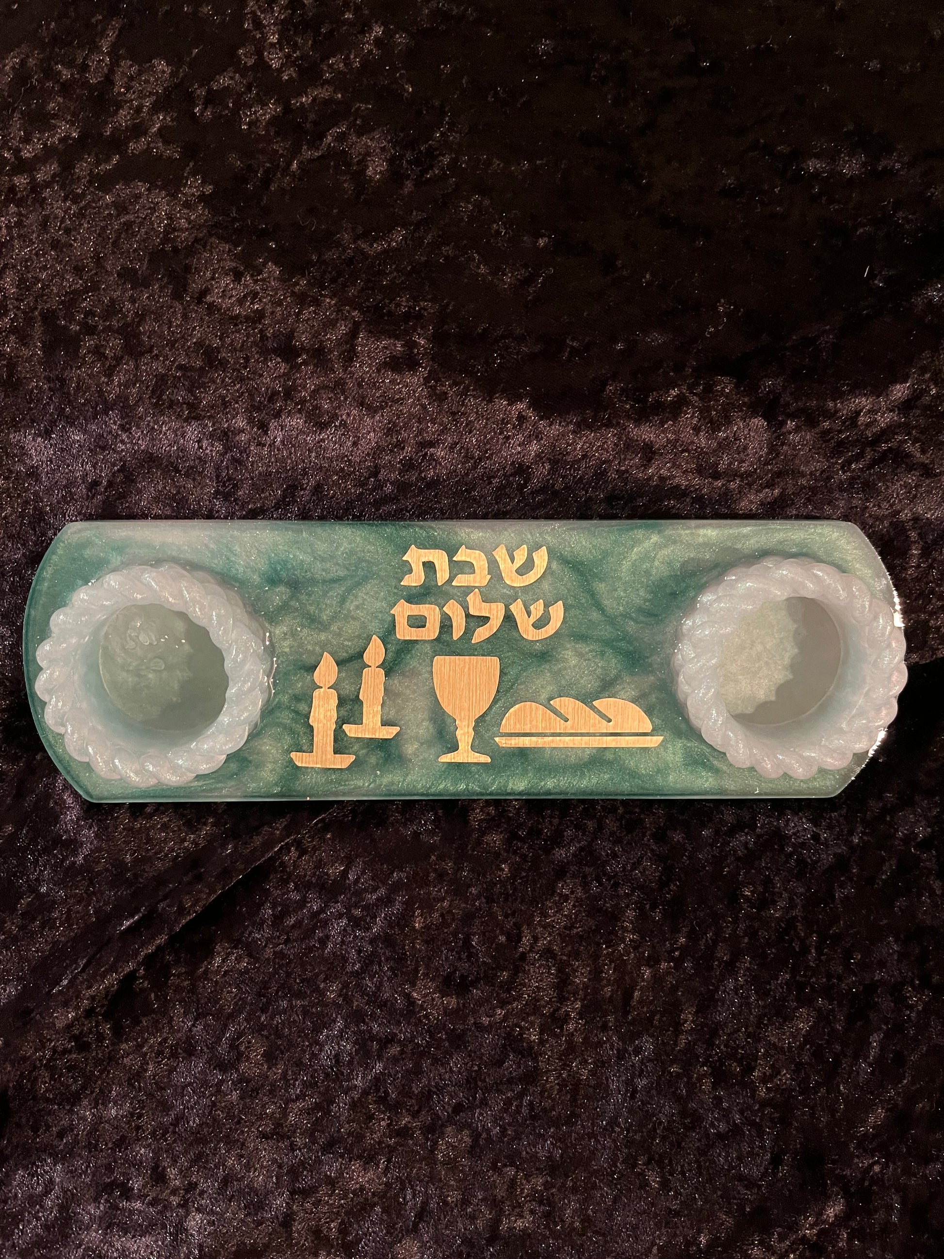 Shabbat Candle Tray